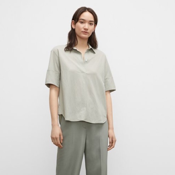 Club Monaco Sage Everywear Shirt - Picture 1 of 7